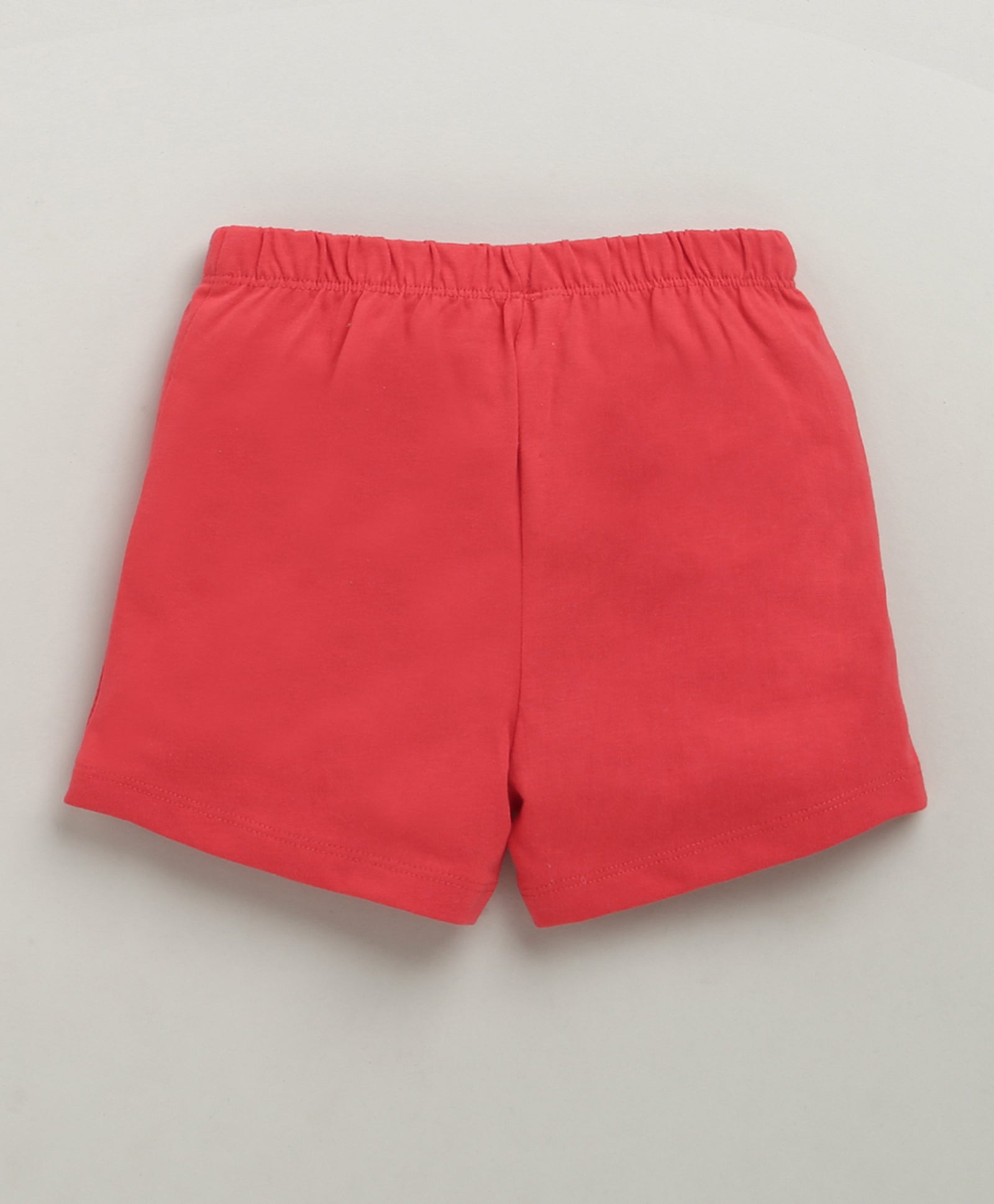 BUMZEE Sky Blue & Peach Girls Shorts Pack Of 3