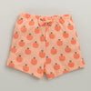 BUMZEE Sky Blue & Peach Girls Shorts Pack Of 3