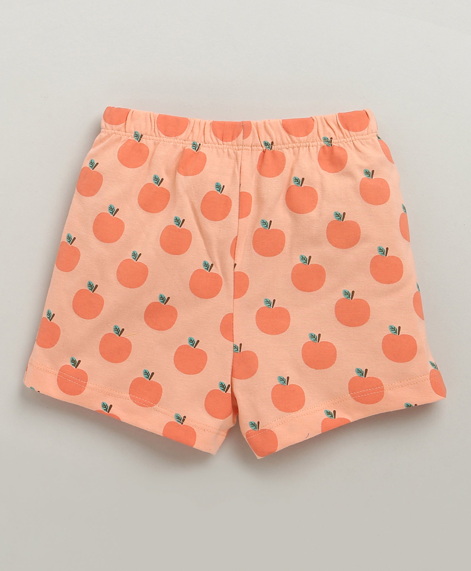 BUMZEE Sky Blue & Peach Girls Shorts Pack Of 3