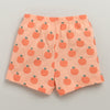 BUMZEE Sky Blue & Peach Girls Shorts Pack Of 3