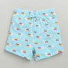 BUMZEE Sky Blue & Peach Girls Shorts Pack Of 3