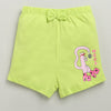 BUMZEE Blue & Green Girls Shorts Pack Of 3