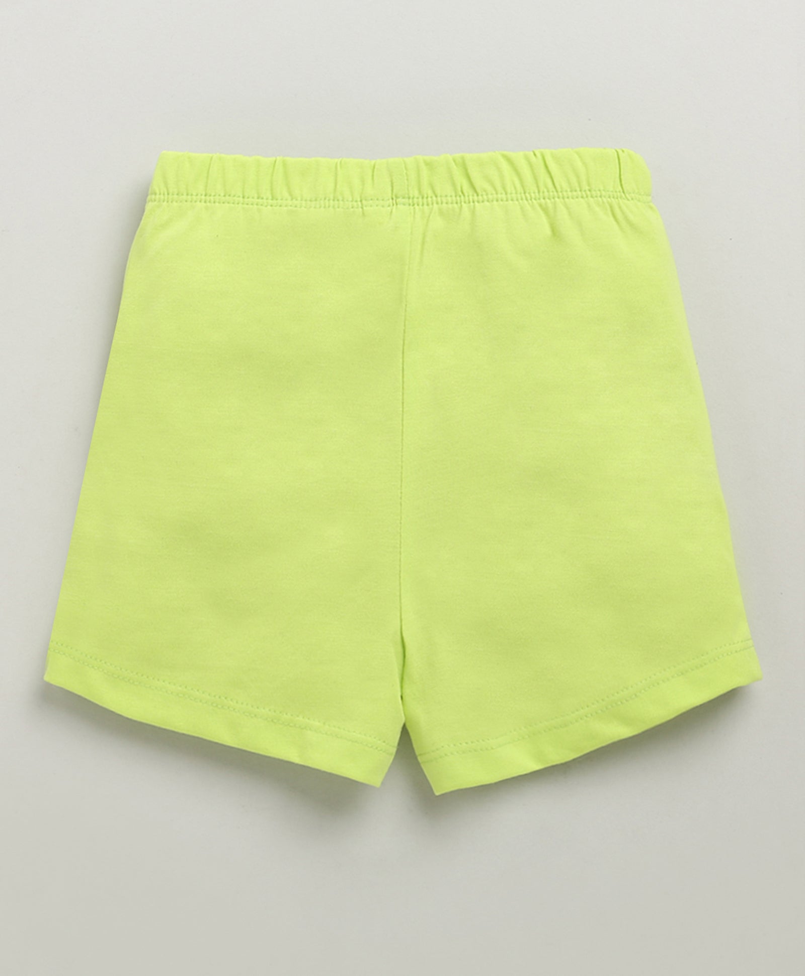 BUMZEE Blue & Green Girls Shorts Pack Of 3