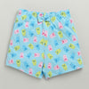 BUMZEE Blue & Green Girls Shorts Pack Of 3