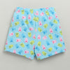BUMZEE Blue & Green Girls Shorts Pack Of 3