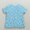 BUMZEE Blue & Pink Girls Half Sleeves Cotton T-Shirts Pack Of 2