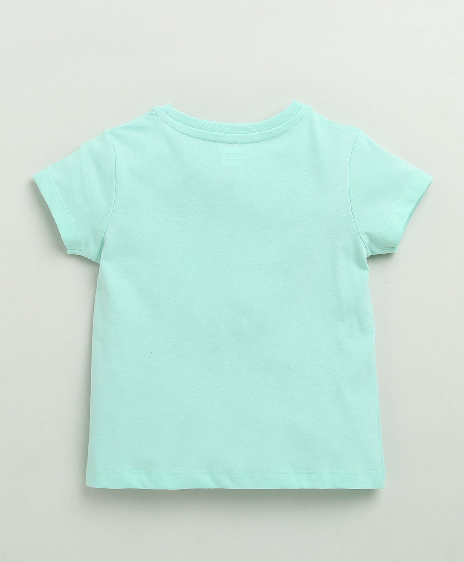 BUMZEE Mint Green Girls Half Sleeves T-Shirt & Short Set