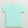 BUMZEE Mint Green Girls Half Sleeves T-Shirt & Short Set