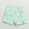 BUMZEE Mint Green Girls Half Sleeves T-Shirt & Short Set