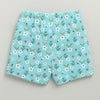 BUMZEE Mint & Yellow Girls Cap Sleeves T-Shirt & Short Set