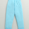 Girls 100% Cotton Graphic T-Shirt & Pyjama Set - Baby Pink & Blue