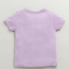 Girls 100% Cotton Animal T-Shirt & Pyjama Set - Lilac