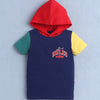 BUMZEE Navy & Green Boys Half Sleeves T-Shirt & Short Set