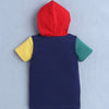 BUMZEE Navy & Green Boys Half Sleeves T-Shirt & Short Set