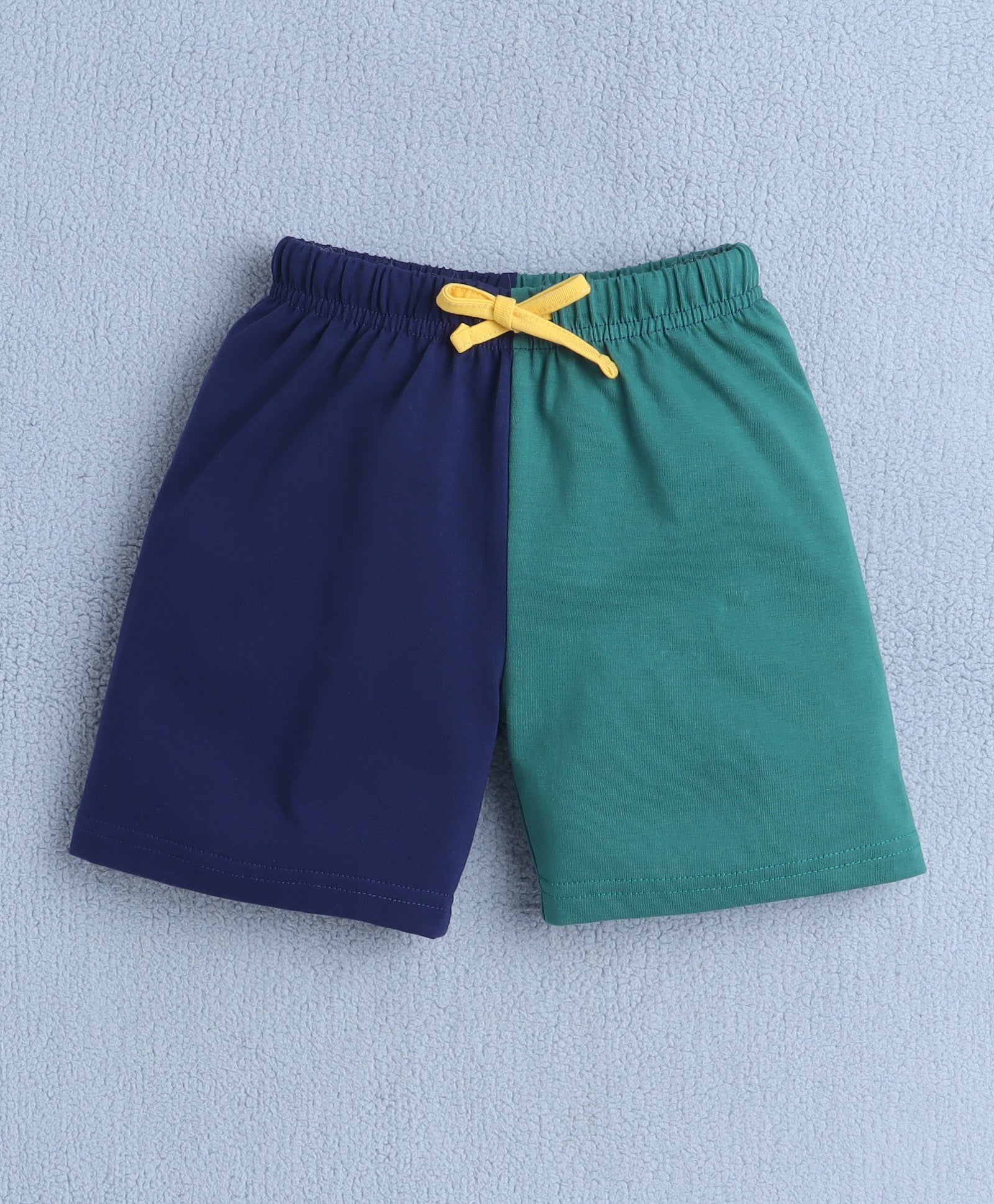 BUMZEE Navy & Green Boys Half Sleeves T-Shirt & Short Set