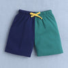 BUMZEE Navy & Green Boys Half Sleeves T-Shirt & Short Set