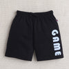 BUMZEE Sky Blue & Black Boys Half Sleeves T-Shirt & Short Set