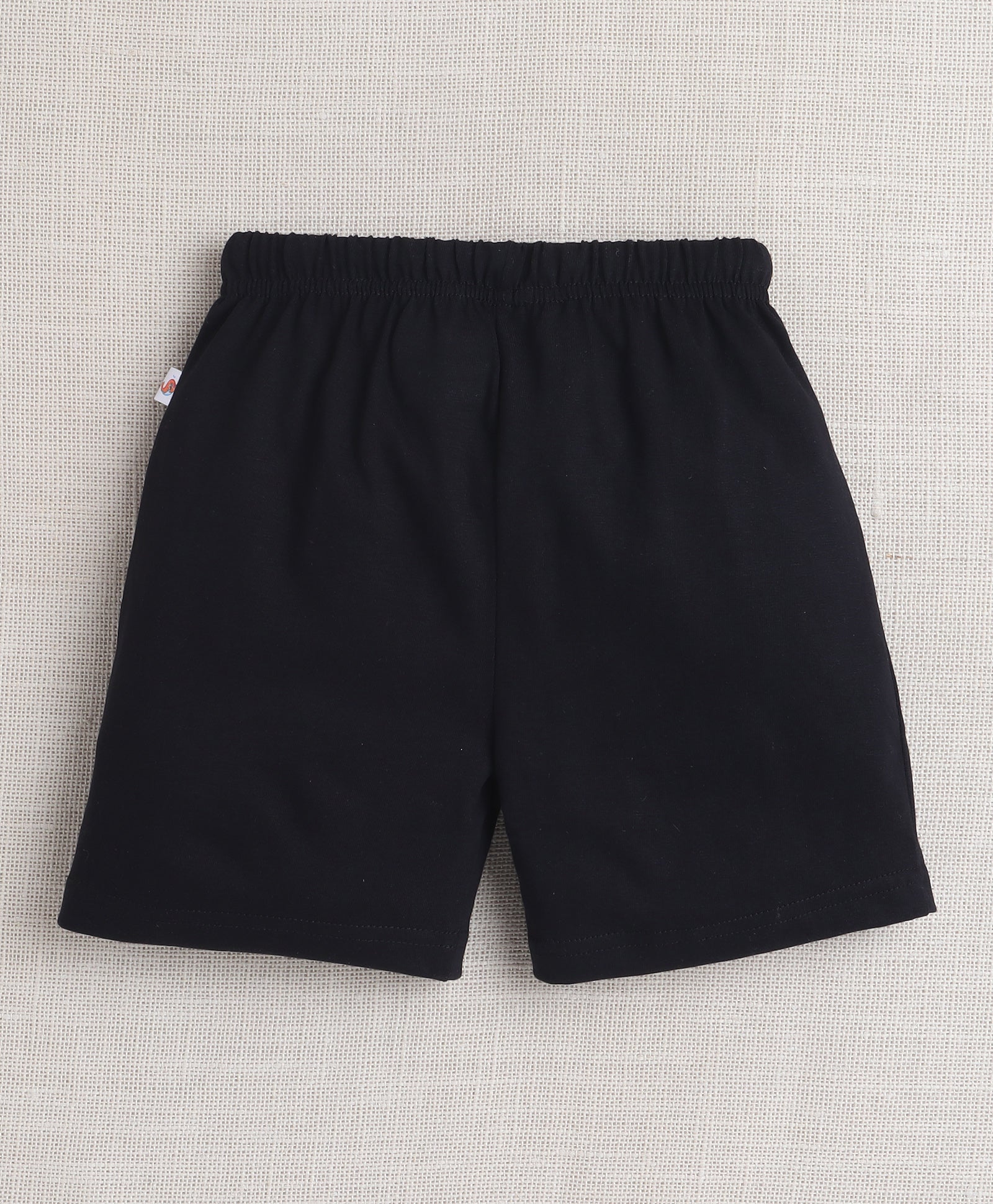 BUMZEE Sky Blue & Black Boys Half Sleeves T-Shirt & Short Set