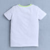 BUMZEE White & Green Boys Half Sleeves T-Shirt & Short Set