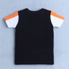 Boys 100% Cotton Graphic T-Shirt & Short Set - Black
