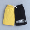 BUMZEE Yellow & Black Boys Sleeveless T-Shirt & Short Set
