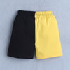 BUMZEE Yellow & Black Boys Sleeveless T-Shirt & Short Set
