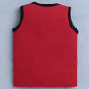 BUMZEE Red & Black Boys Sleeveless T-Shirt & Short Set
