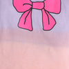 BUMZEE Lavender & Peach Girls Half Sleeves T-Shirt