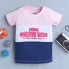 BUMZEE Pink Girls Half Sleeves T-Shirt