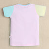 BUMZEE Pink Girls Half Sleeves T-Shirt