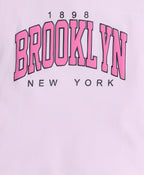 Bumzee Pink Graphic Print T-Shirt, Half Sleeves, 100% Cotton