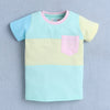 BUMZEE Multi Girls Half Sleeves T-Shirt
