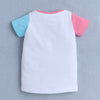 BUMZEE White & Green Girls Half Sleeves T-Shirt