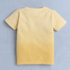 BUMZEE Yellow Boys Half Sleeves T-Shirt