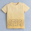 BUMZEE Yellow Boys Half Sleeves T-Shirt
