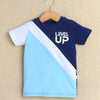 BUMZEE Navy Boys Half Sleeves T-Shirt