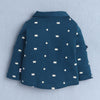 BUMZEE Teal & Beige Boys Full Sleeves Shirt Waistcoat & Short Set With Applique Bow