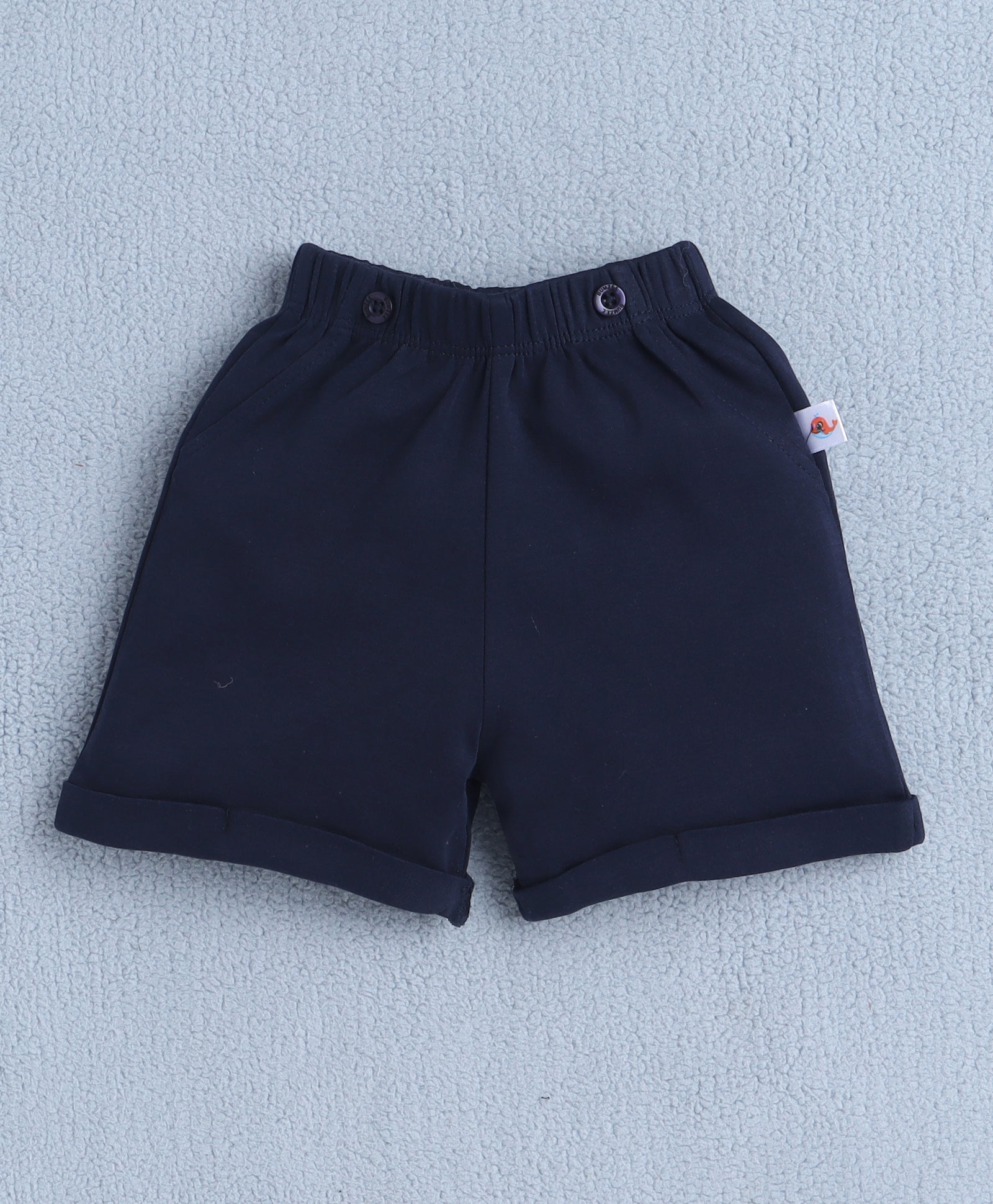 BUMZEE Wine & Navy Boys Half Sleeves Shirt & Short Set With Bow Suspender & Cap