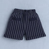 Boys 100% Cotton Striped Formal Set - Beige & Navy