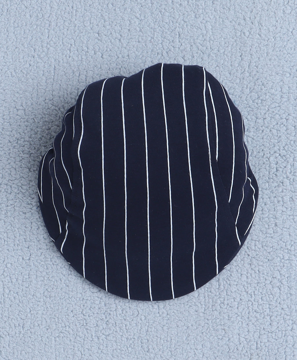 Bumzee Beige & Navy Striped Formal Set, Half Sleeves, 100% Cotton