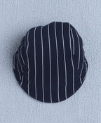 Bumzee Beige & Navy Striped Formal Set, Half Sleeves, 100% Cotton