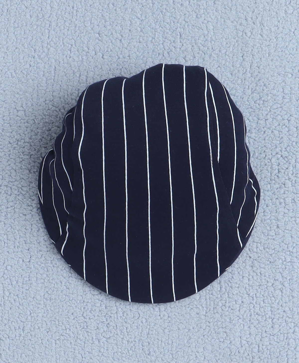 Bumzee Beige & Navy Striped Formal Set, Half Sleeves, 100% Cotton