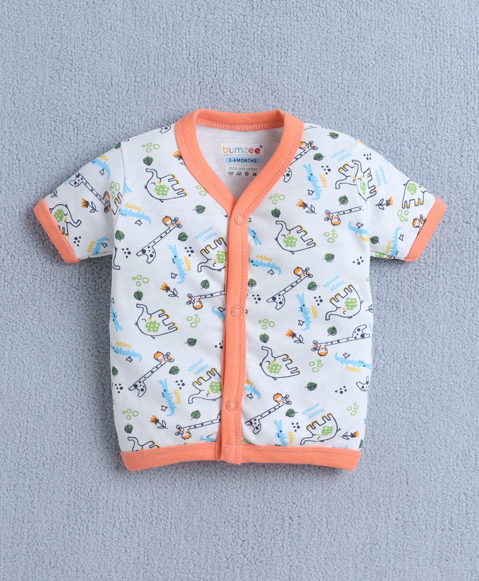 BUMZEE Teal & Beige Boys Half Sleeves Shirt & Short Set With Bow Suspender & Cap