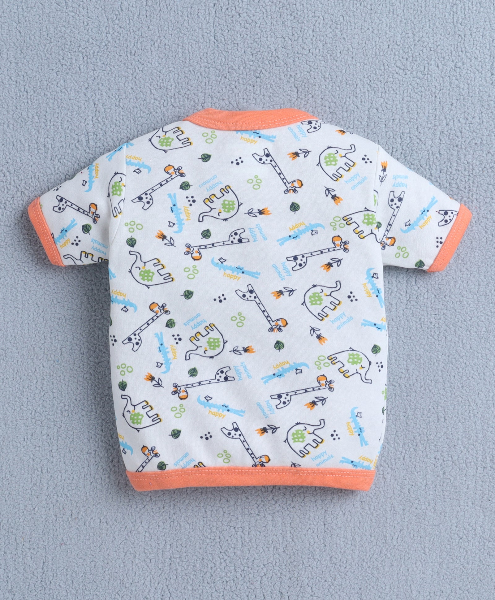BUMZEE Teal & Beige Boys Half Sleeves Shirt & Short Set With Bow Suspender & Cap