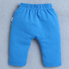 Boys 100% Cotton Graphic Diaper Pant - Royal Blue & Yellow