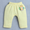 Boys 100% Cotton Animal Diaper Pant - Yellow & Sky Blue