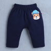 Boys 100% Cotton Animal Diaper Pant - Navy & Yellow