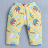Boys 100% Cotton Animal Diaper Pant - Navy & Yellow