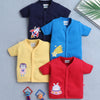 Boys Half Sleeves Jabla Yellow & Red Pack of 4