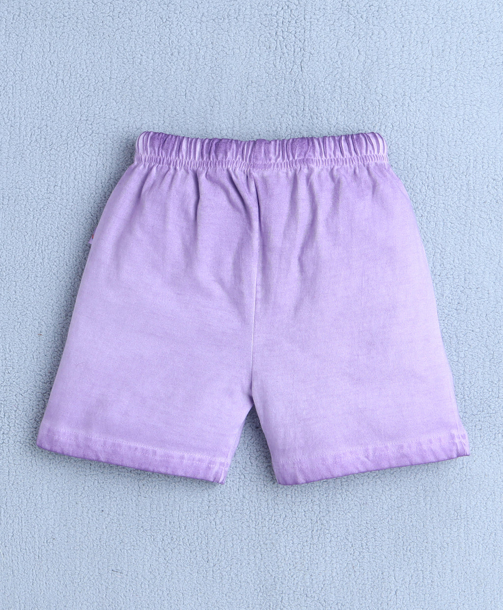 Bumzee Lavender Ombre T-Shirt & Short Set, Half Sleeves, 100% Cotton